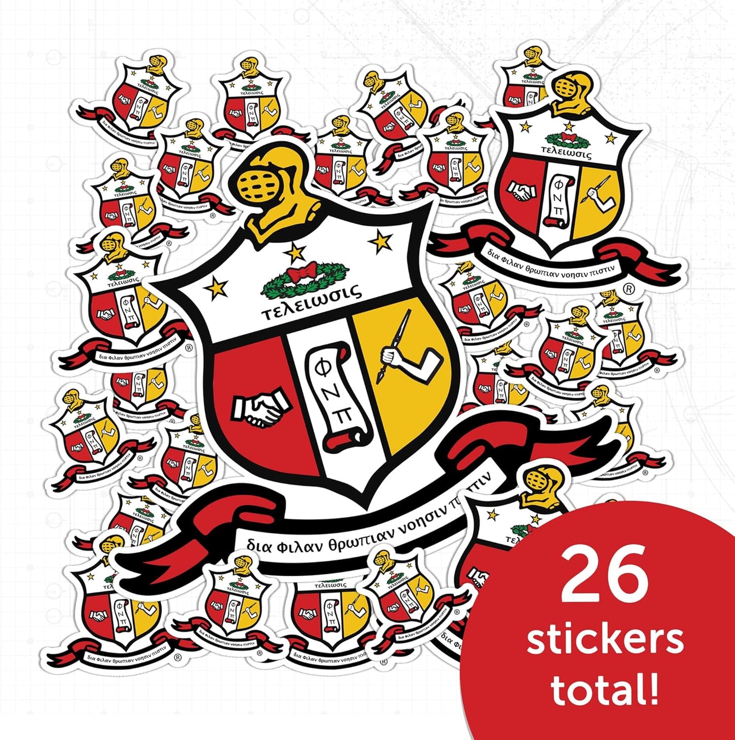 Kappa Alpha Psi Sticker Type 3 Crest