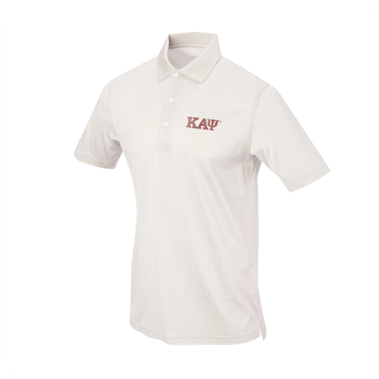 Kappa Alpha Psi: Pres Mercerized Supima Cloud/Gray Polo
