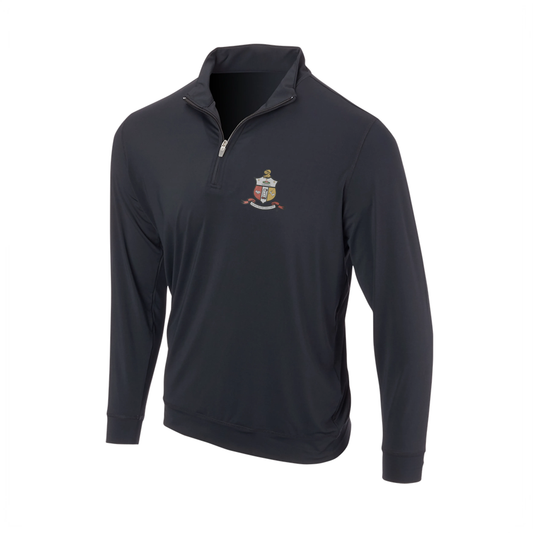 Kappa Alpha Psi Classic Black "Coat of Arms" EcoTec™ 1/2 ZIP