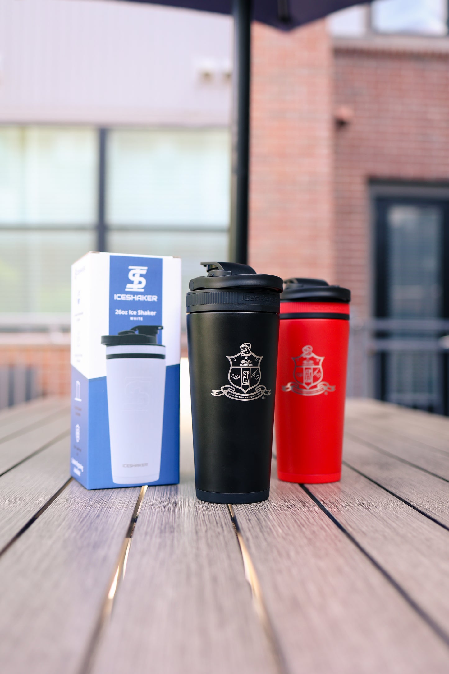 Kappa Alpha Psi  "Coat of Arms" Ice Shaker