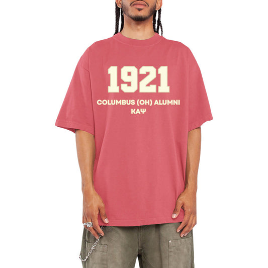 Shaka Wear Garment-Dyed Crewneck T-Shirt