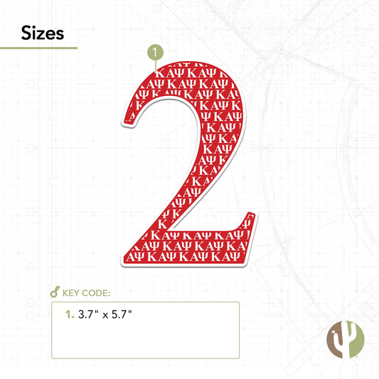 Kappa Alpha Psi Sticker IND Line #2
