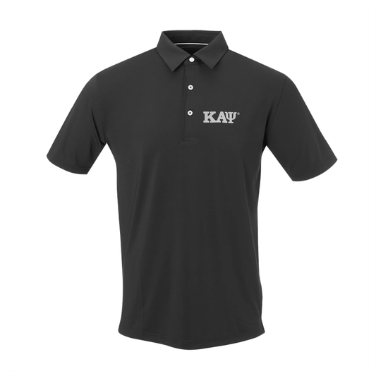 Kappa Alpha Psi Classic Black EcoTec™ Polo