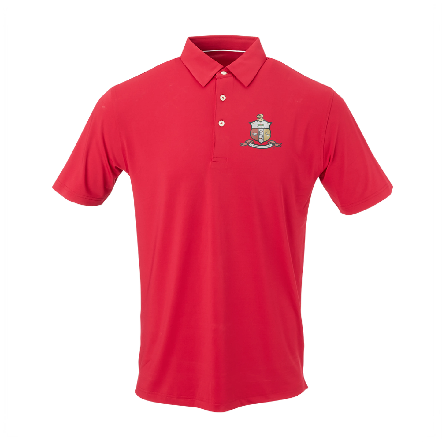 Kappa Alpha Psi Classic Red "Coat of Arms" EcoTec™ Polo