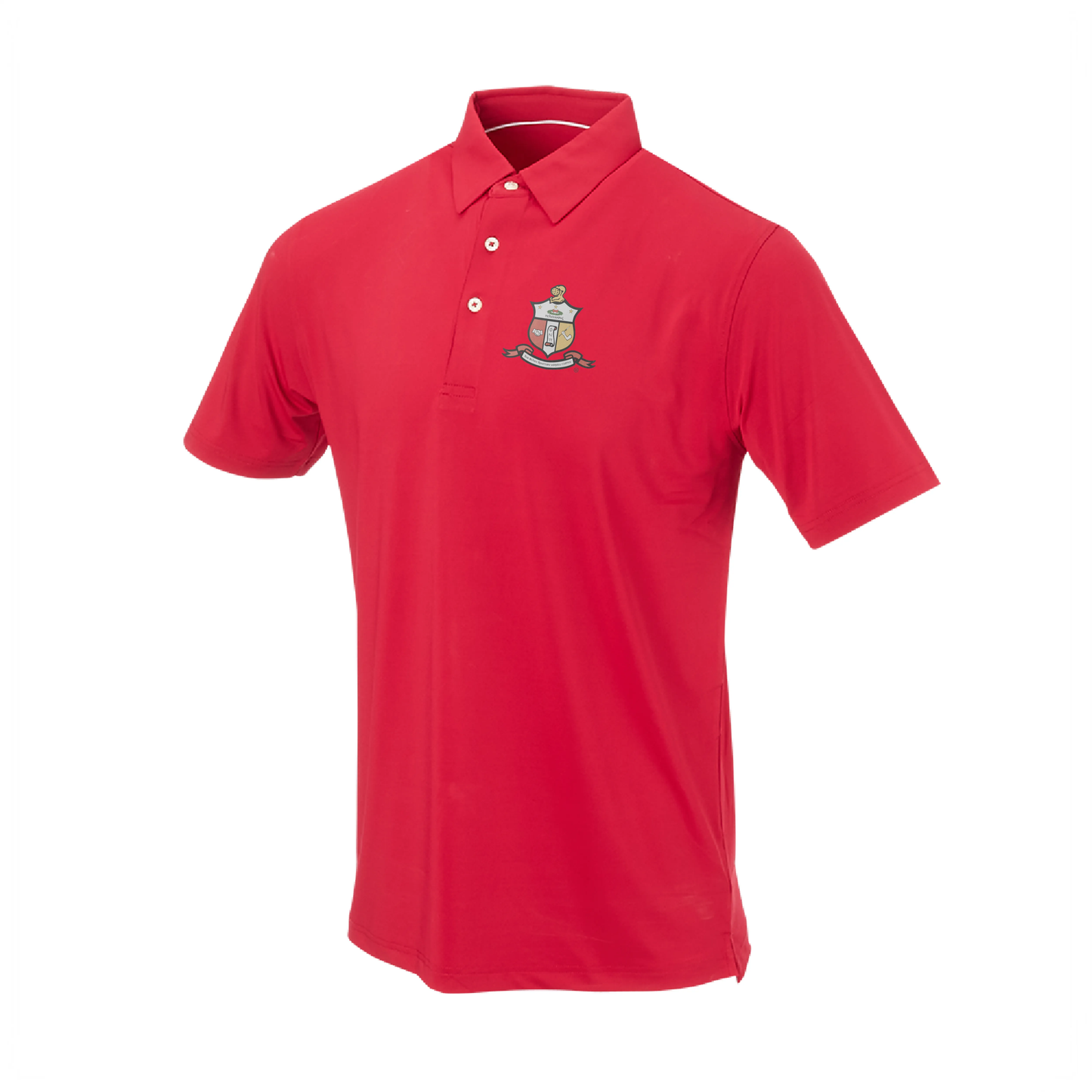 Kappa Alpha Psi Classic Red "Coat of Arms" EcoTec™ Polo