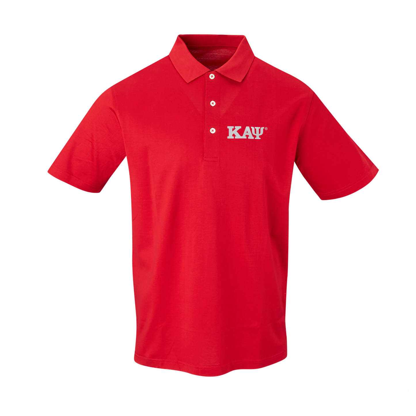Kappa Alpha Psi: Pres Mercerized Supima Red Polo