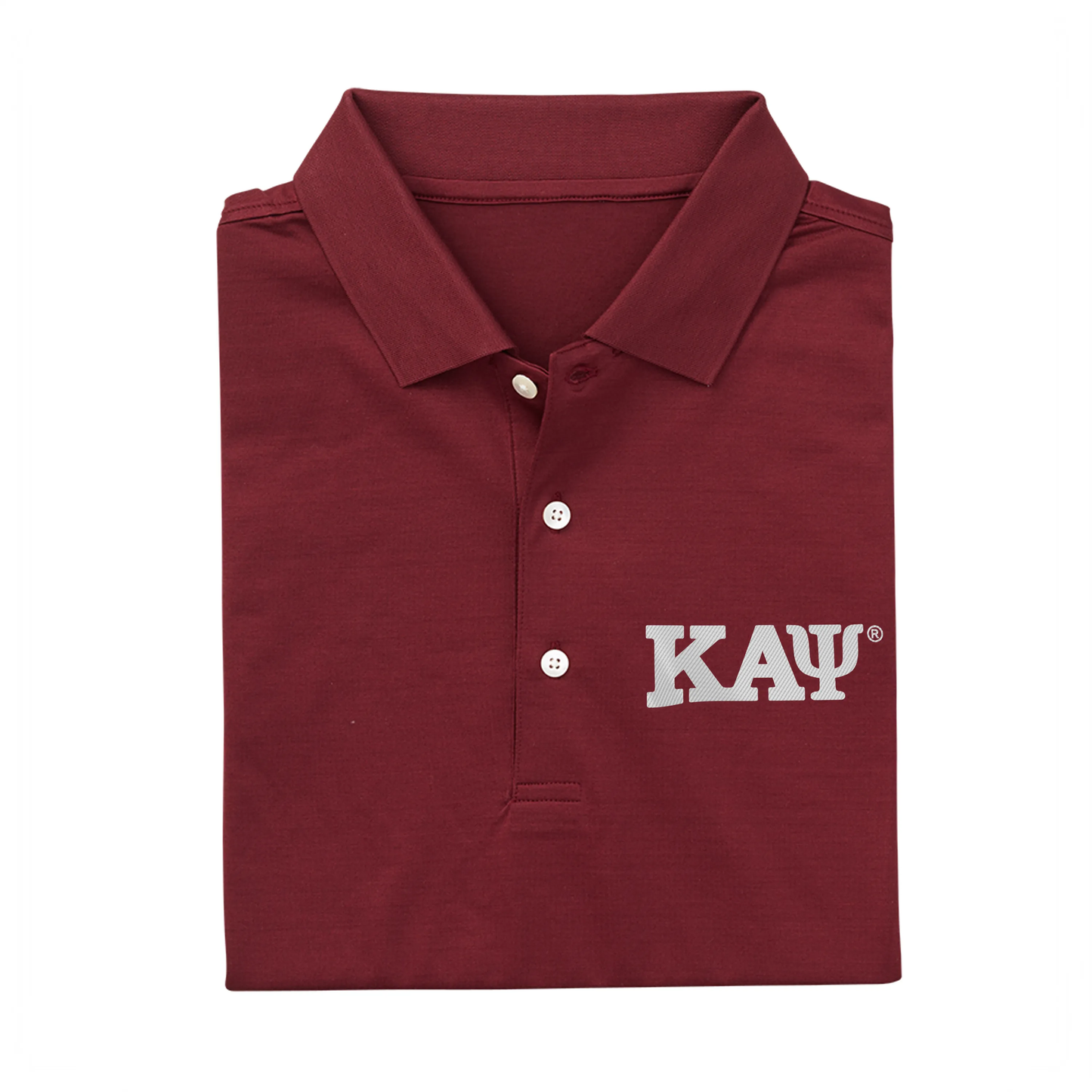 Kappa Alpha Psi: Pres Mercerized Supima Crimson Polo