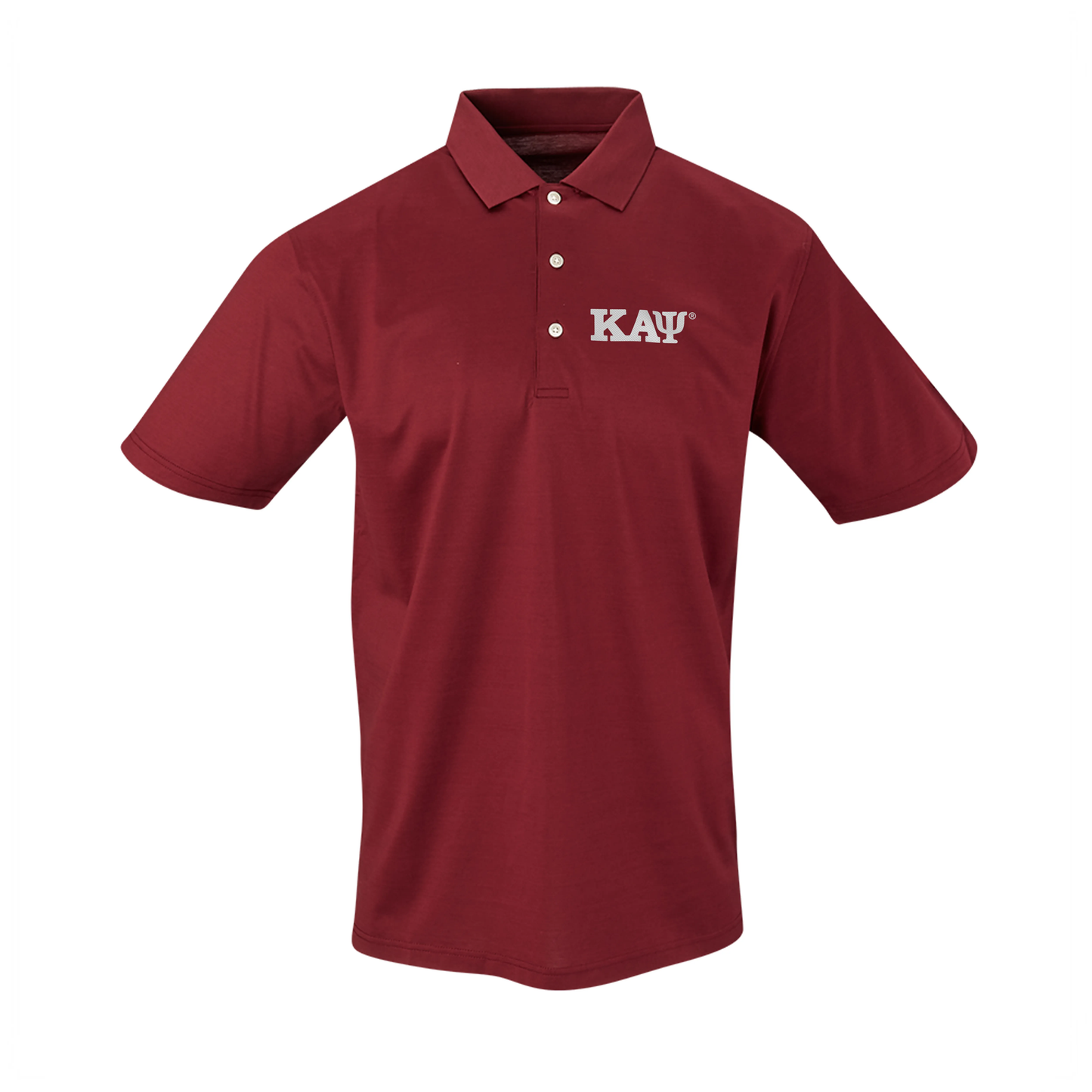 Kappa Alpha Psi: Pres Mercerized Supima Crimson Polo