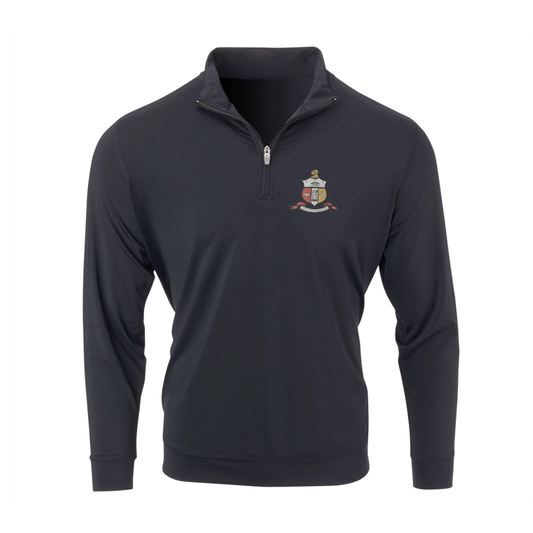 Kappa Alpha Psi Classic Black "Coat of Arms" EcoTec™ 1/2 ZIP