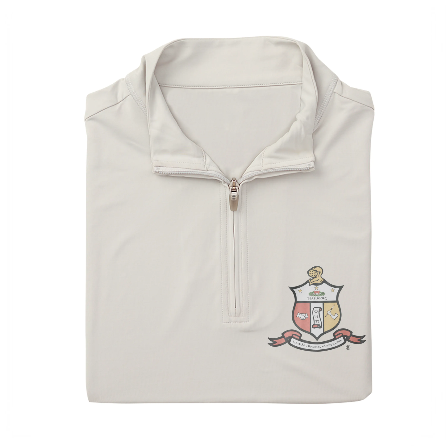 Kappa Alpha Psi Classic Cloud/Gray "Coat of Arms" EcoTec™ 1/2 ZIP