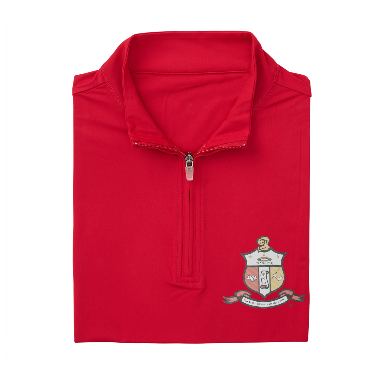Kappa Alpha Psi Classic Red "Coat of Arms" EcoTec™ 1/2 ZIP