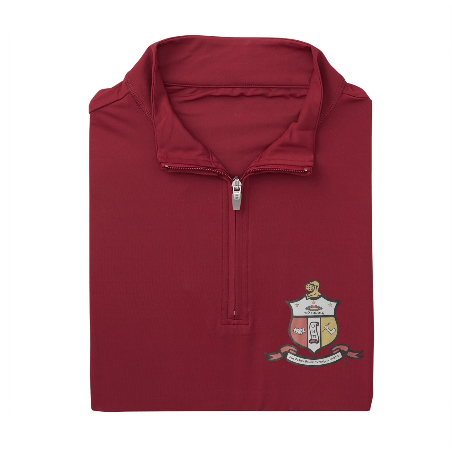 Kappa Alpha Psi Classic Crimson "Coat of Arms" EcoTec™ 1/2 ZIP