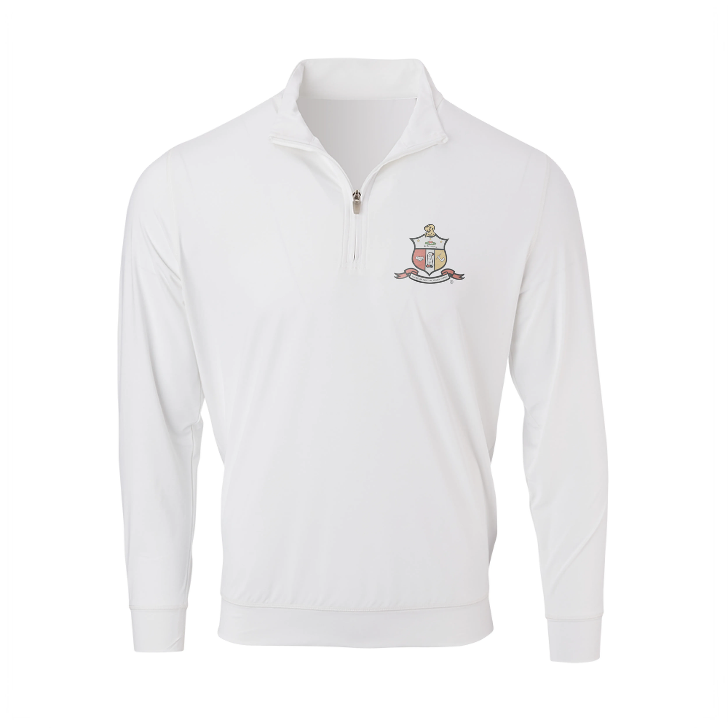 Kappa Alpha Psi Classic White "Coat of Arms" EcoTec™ 1/2 ZIP