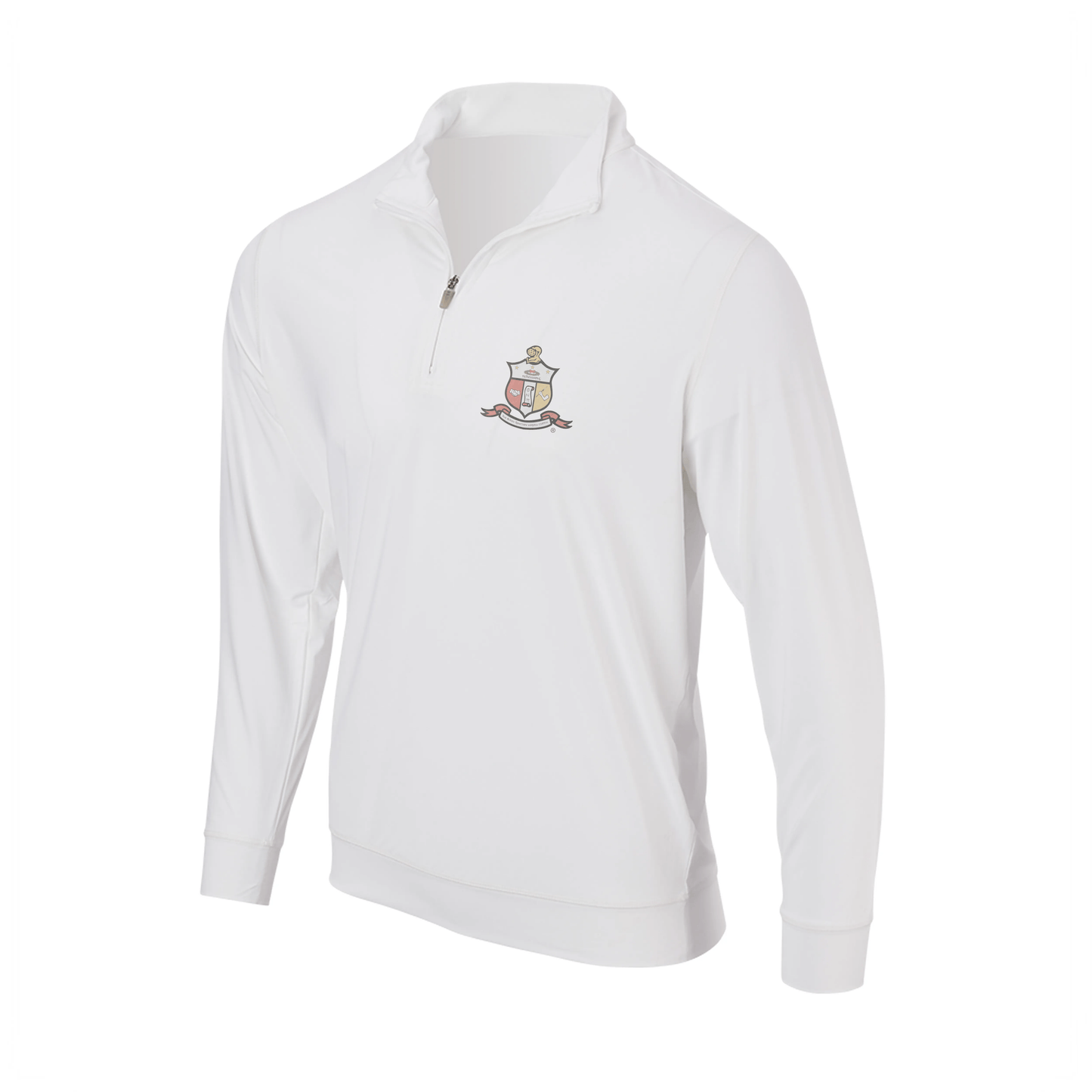 Kappa Alpha Psi Classic White "Coat of Arms" EcoTec™ 1/2 ZIP