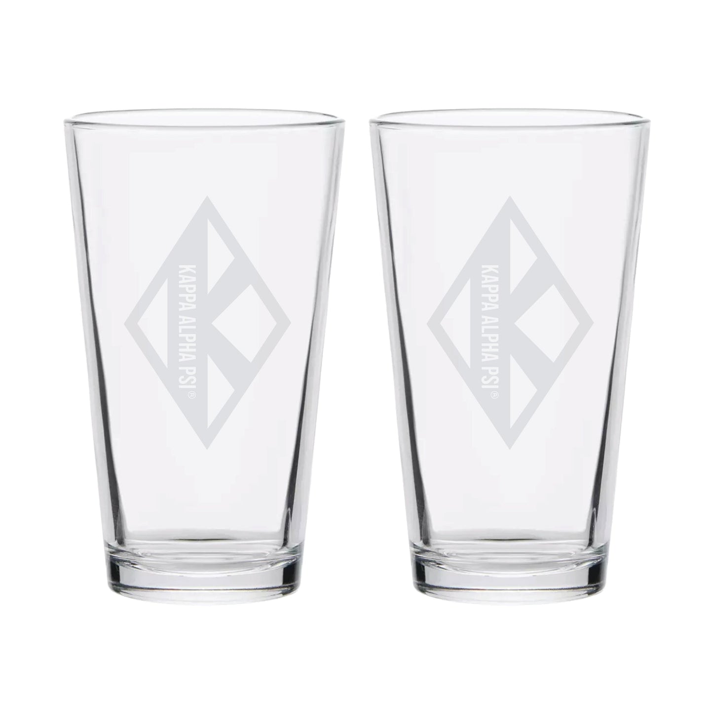 KAPsi "Diamond K" 16oz Pints