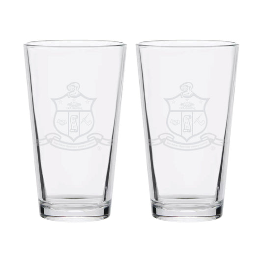 KAPsi "Coat of Arms" 16oz Pints